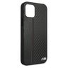 Etui BMW BMHCP12LMCARBK iPhone 12 Pro Max 6,7" czarny/black hardcase M Collection PU Carbon Stripe na NearMe.pl