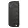 Etui BMW BMHCP12MMCARBK iPhone12/12 Pro 6,1" czarny/black hardcase M Collection PU Carbon Stripe na NearMe.pl