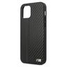 Etui BMW BMHCP12MMCARBK iPhone12/12 Pro 6,1" czarny/black hardcase M Collection PU Carbon Stripe na NearMe.pl