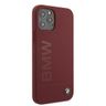 Etui BMW BMHCP12MSLBLRE iPhone 12/12 Pro6,1" czerwony/red hardcase Silicone Signature Logo na NearMe.pl