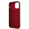 Etui BMW BMHCP12MSLBLRE iPhone 12/12 Pro6,1" czerwony/red hardcase Silicone Signature Logo na NearMe.pl