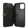 Etui BMW BMFLBKP12SMCARBK iPhone 12 mini 5,4" czarny/black book M Collection PU Carbon Stripe na NearMe.pl