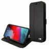 Etui BMW BMFLBKP12SMCARBK iPhone 12 mini 5,4" czarny/black book M Collection PU Carbon Stripe na NearMe.pl
