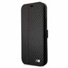 Etui BMW BMFLBKP12LMCARBK iPhone 12 Pro Max 6,7" czarny/black book M Collection PU Carbon Stripe na NearMe.pl