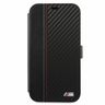 Etui BMW BMFLBKP12LMCARBK iPhone 12 Pro Max 6,7" czarny/black book M Collection PU Carbon Stripe na NearMe.pl