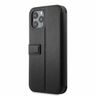 Etui BMW BMFLBKP12LMCARBK iPhone 12 Pro Max 6,7" czarny/black book M Collection PU Carbon Stripe na NearMe.pl
