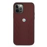 Etui BMW BMHCP12MRSPPR iPhone 12/12 Pro6,1" czerwony/red hardcase Leather Curve Perforate na NearMe.pl