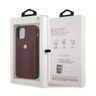 Etui BMW BMHCP12MRSPPR iPhone 12/12 Pro6,1" czerwony/red hardcase Leather Curve Perforate na NearMe.pl