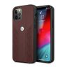 Etui BMW BMHCP12LRSPPR iPhone 12 Pro Max 6,7" czerwony/red hardcase Leather Curve Perforate na NearMe.pl