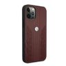 Etui BMW BMHCP12LRSPPR iPhone 12 Pro Max 6,7" czerwony/red hardcase Leather Curve Perforate na NearMe.pl