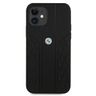 Etui BMW BMHCP12SRSPPK iPhone 12 mini 5,4" czarny/black hardcase Leather Curve Perforate na NearMe.pl