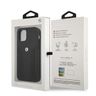 Etui BMW BMHCP12SRSPPK iPhone 12 mini 5,4" czarny/black hardcase Leather Curve Perforate na NearMe.pl