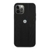 Etui BMW BMHCP12MRSPPK iPhone 12/12 Pro 6,1" czarny/black hardcase Leather Curve Perforate na NearMe.pl