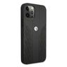 Etui BMW BMHCP12MRSPPK iPhone 12/12 Pro 6,1" czarny/black hardcase Leather Curve Perforate na NearMe.pl