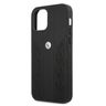 Etui BMW BMHCP12MRSPPK iPhone 12/12 Pro 6,1" czarny/black hardcase Leather Curve Perforate na NearMe.pl