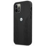 Etui BMW BMHCP12LRSPPK iPhone 12 Pro Max 6,7" czarny/black hardcase Leather Curve Perforate na NearMe.pl