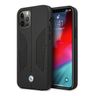 Etui BMW BMHCP12LRSCSK iPhone 12 Pro Max6,7" czarny/black hardcase Leather Perforate Sides na NearMe.pl