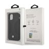 Etui BMW BMHCP12LRSCSK iPhone 12 Pro Max6,7" czarny/black hardcase Leather Perforate Sides na NearMe.pl