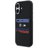 Etui BMW M Silicon Horizontal Line       MagSafe do iPhone 17 czarny na NearMe.pl