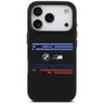 Etui BMW M Silicon Horizontal Line       MagSafe do iPhone 17 Pro czarny na NearMe.pl