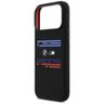 Etui BMW M Silicon Horizontal Line       MagSafe do iPhone 17 Pro Max czarny na NearMe.pl