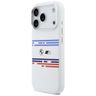 Etui BMW M Silicon Horizontal Line       MagSafe do iPhone 17 Pro biały na NearMe.pl