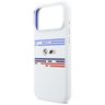 Etui BMW M Silicon Horizontal Line       MagSafe do iPhone 17 Pro Max biały na NearMe.pl