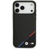 Etui BMW M Carbon Tricolor Line MagSafe  do iPhone 17 Pro Max czarny na NearMe.pl