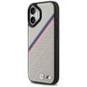 Etui BMW M Tricolor Metal Logo MagSafe   do iPhone 17 szary na NearMe.pl