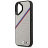 Etui BMW M Tricolor Metal Logo MagSafe   do iPhone 17 szary na NearMe.pl