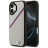 Etui BMW M Tricolor Metal Logo MagSafe   do iPhone 17 szary na NearMe.pl