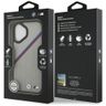 Etui BMW M Tricolor Metal Logo MagSafe   do iPhone 17 szary na NearMe.pl