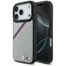 Etui BMW M Tricolor Metal Logo MagSafe   do iPhone 17 Pro szary na NearMe.pl