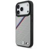 Etui BMW M Tricolor Metal Logo MagSafe   do iPhone 17 Pro szary na NearMe.pl