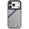 Etui BMW M Tricolor Metal Logo MagSafe   do iPhone 17 Pro szary na NearMe.pl