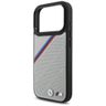Etui BMW M Tricolor Metal Logo MagSafe   do iPhone 17 Pro szary na NearMe.pl