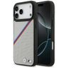 Etui BMW M Tricolor Metal Logo MagSafe   do iPhone 17 Pro Max szary na NearMe.pl