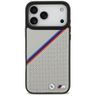 Etui BMW M Tricolor Metal Logo MagSafe   do iPhone 17 Pro Max szary na NearMe.pl