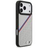 Etui BMW M Tricolor Metal Logo MagSafe   do iPhone 17 Pro Max szary na NearMe.pl
