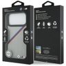 Etui BMW M Tricolor Metal Logo MagSafe   do iPhone 17 Pro Max szary na NearMe.pl