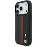 Etui BMW M Perforated Stripe Logo        MagSafe do iPhone 17 Pro czerwony na NearMe.pl
