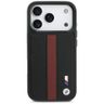 Etui BMW M Perforated Stripe Logo        MagSafe do iPhone 17 Pro czerwony na NearMe.pl