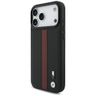Etui BMW M Perforated Stripe Logo        MagSafe do iPhone 17 Pro Max czerwony na NearMe.pl