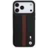 Etui BMW M Perforated Stripe Logo        MagSafe do iPhone 17 Pro Max czerwony na NearMe.pl