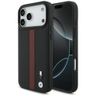 Etui BMW M Perforated Stripe Logo        MagSafe do iPhone 17 Pro Max czerwony na NearMe.pl