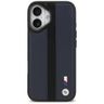 Etui BMW M Perforated Stripe Logo        MagSafe do iPhone 17 granatowy na NearMe.pl