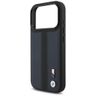 Etui BMW M Perforated Stripe Logo        MagSafe do iPhone 17 Pro granatowy na NearMe.pl