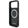 Etui BMW M Perforated Stripe Logo        MagSafe do iPhone 17 Pro Max granatowy na NearMe.pl