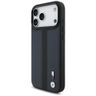 Etui BMW M Perforated Stripe Logo        MagSafe do iPhone 17 Pro Max granatowy na NearMe.pl