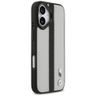 Etui BMW M Perforated Stripe Logo        MagSafe do iPhone 17 szary na NearMe.pl